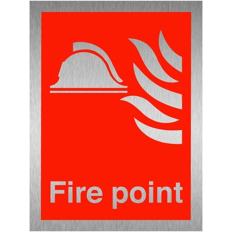 Prestige Fire Point Sign 150 x 200mm