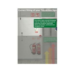 Foam Spray Fire Extinguisher Identification Sign - 150mm x 100mm