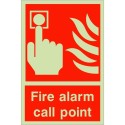 Glow in the Dark Fire Alarm Call Point Sign