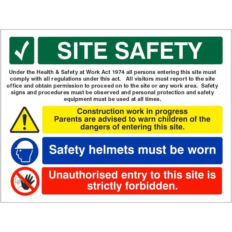 Site Safety Sign