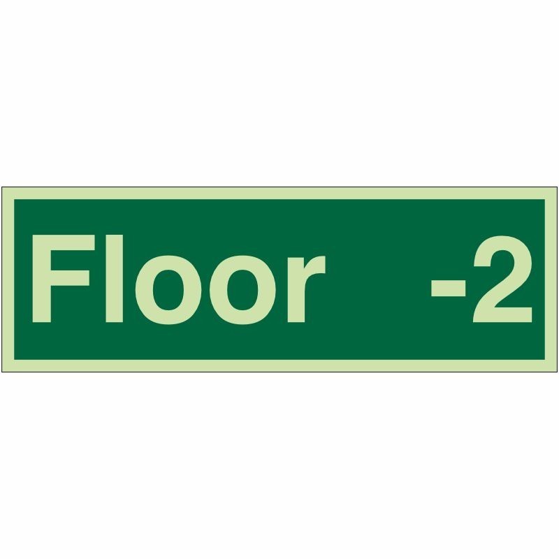 Floor -2 - Floor Identification Sign