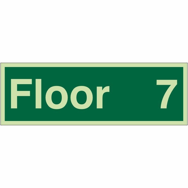 Floor 7 - Floor Identification Sign