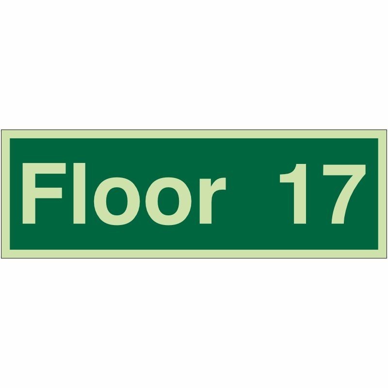 Floor 17 - Floor Identification Sign