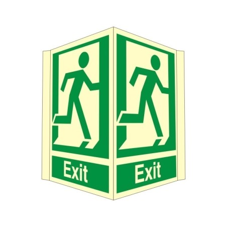 copy of Photoluminescent Exit Projecting Sign