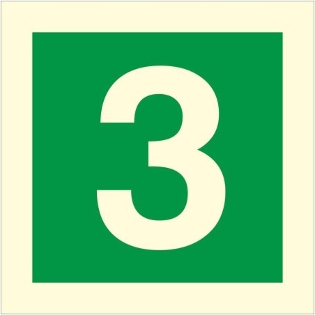 Glow In The Dark Fire Sign 3 | Safety Signs UK