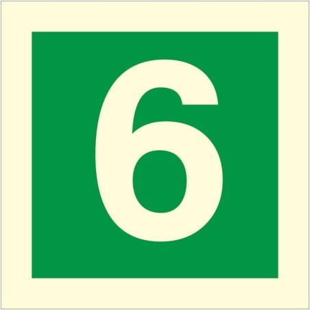 Glow In The Dark Fire Sign 6 Sign | Safety Signs UK