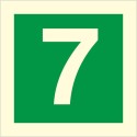 Glow In The Dark Fire Sign 7 Sign | Safety Signs UK