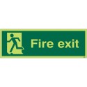 Photoluminescent Fire Exit Sign