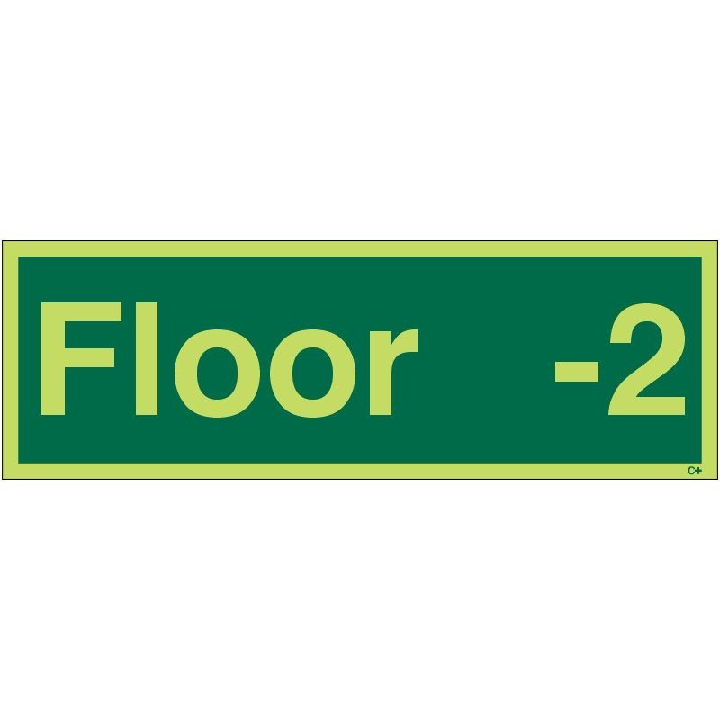 Floor -2 - Floor Identification Sign - Class C