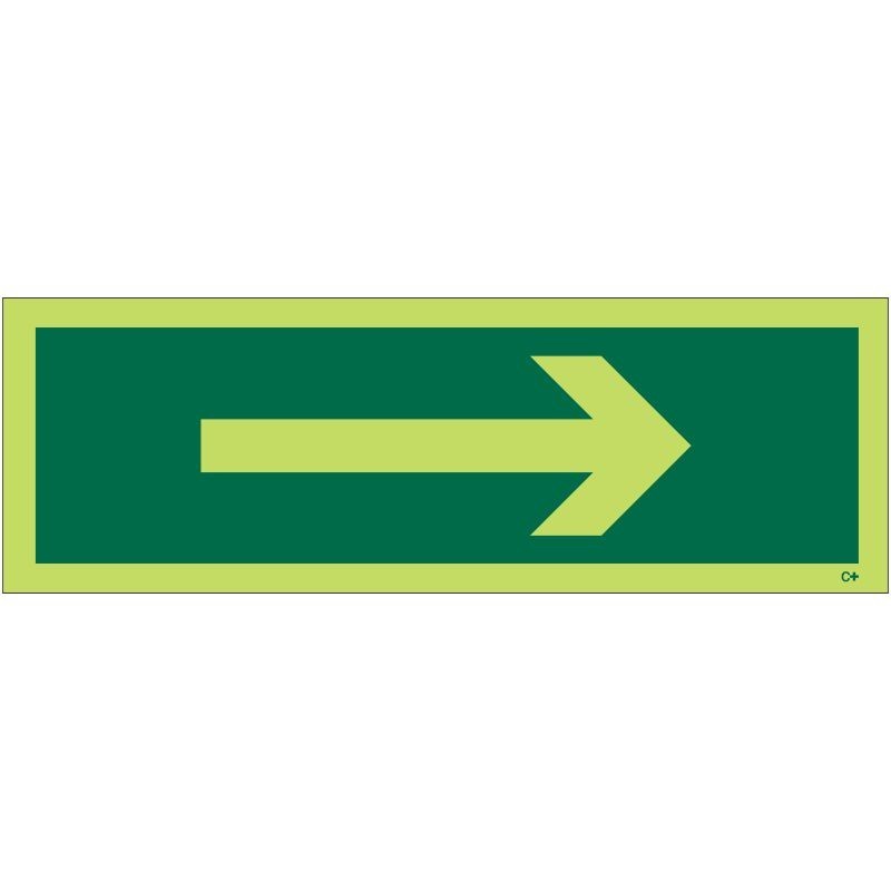 Photoluminescent Arrow Sign - Class C