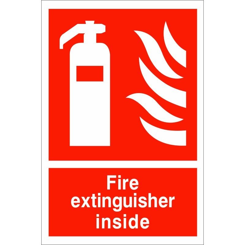 Fire Extinguisher Inside Sign