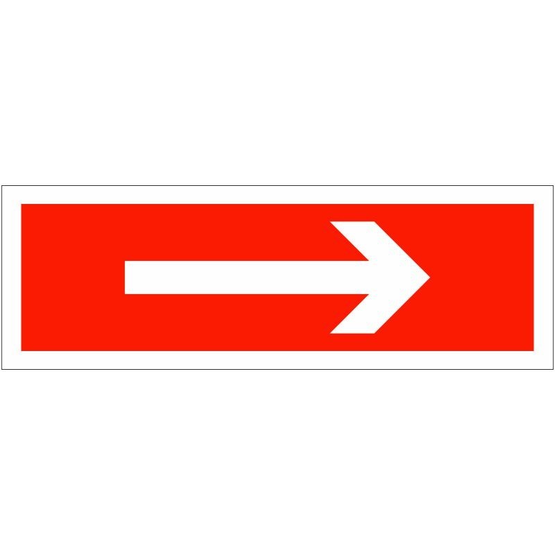 Arrow Right Sign 300 x 100mm