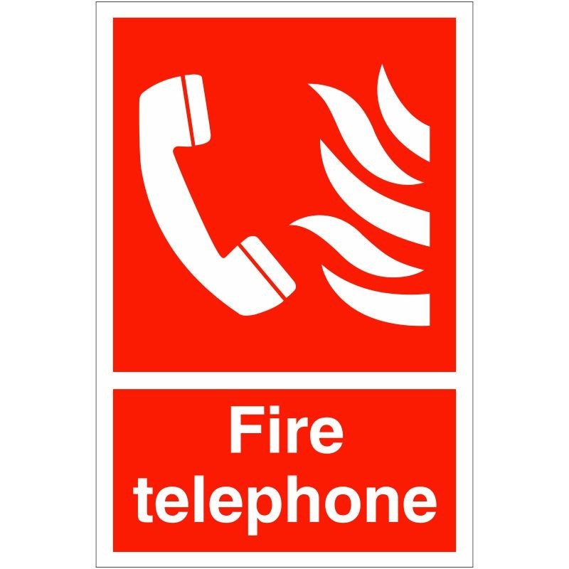 Fire Telephone Sign