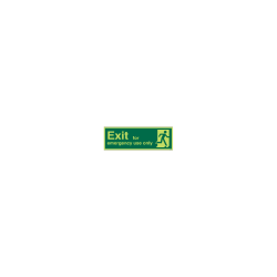 Glow in the Dark Exit For Emergency Use Only Sign