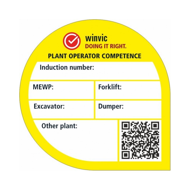 Plant Operator Sticker