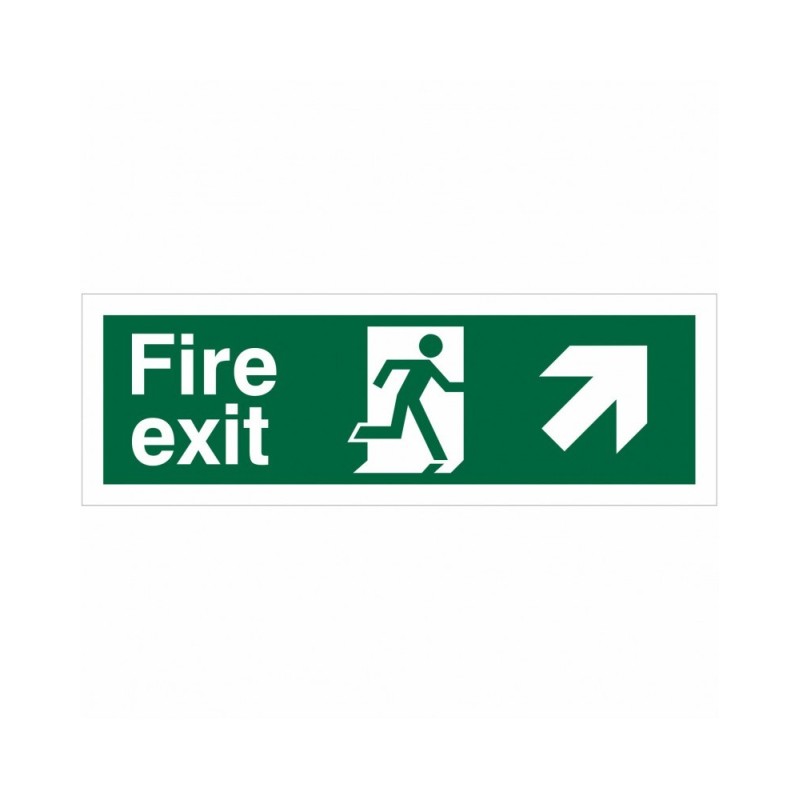 Fire Exit Up Right