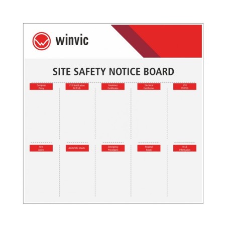 Site Safety Notice Board