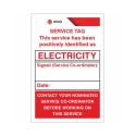 Electricity Service Tag