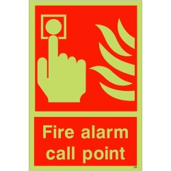 copy of Photoluminescent Fire Extinguisher Keep Clear Sign 200 x 300mm