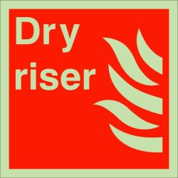 Dry Riser Sign