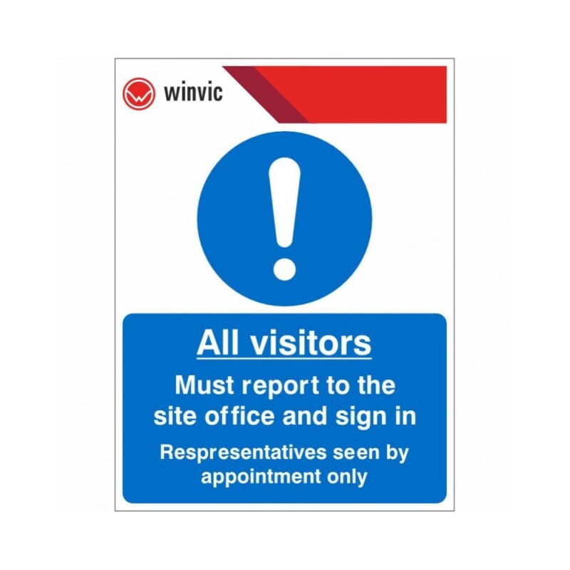 All Visitors Must Report To The Site Office And Sign In