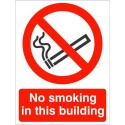 No Smoking In This Building Sign