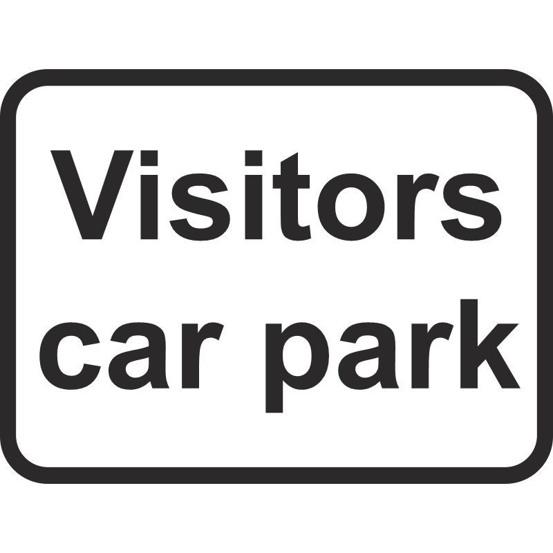 Visitors Car Park Traffic Sign