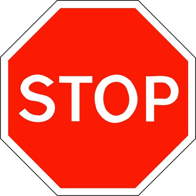 Stop Road Sign