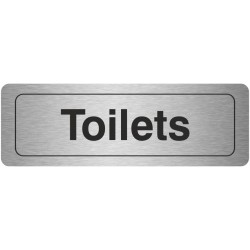 Toilets Door Sign