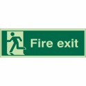 Glow in the Dark Final Exit Man Left Sign