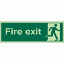 Glow in the Dark Final Exit Man Right Sign