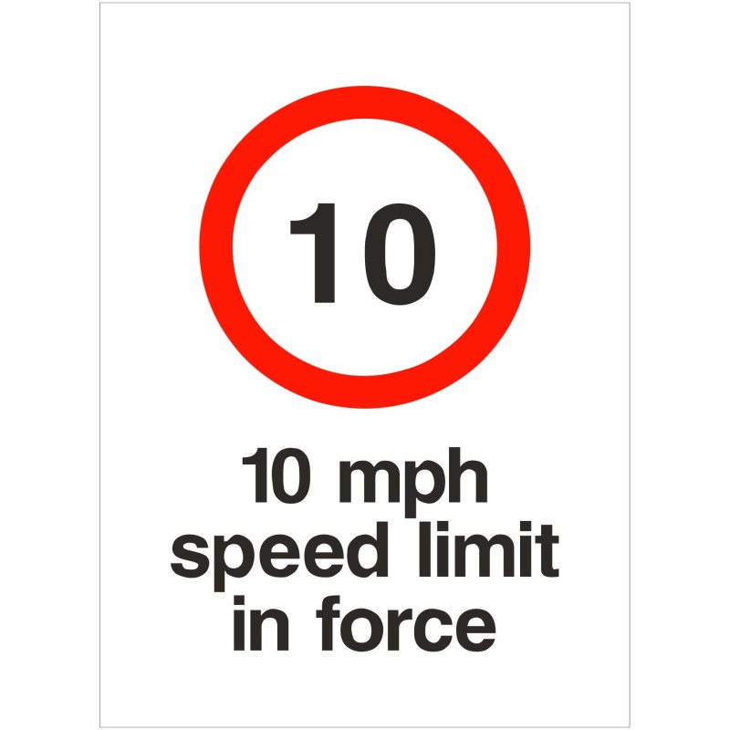 Speed Limit In Force Sign