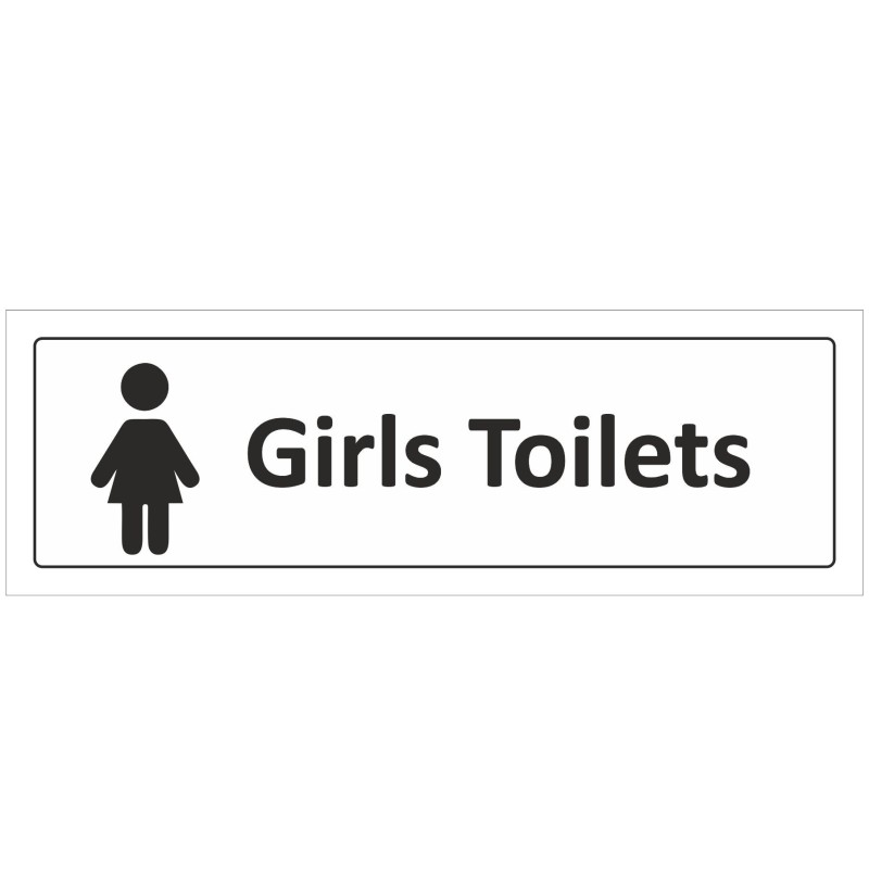 Girls Toilet Door Sign