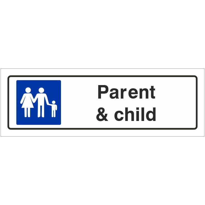 Parent and Child Parking Sign