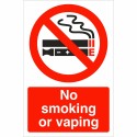 No Smoking Or Vaping Sign