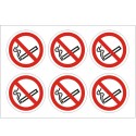 No Smoking Labels