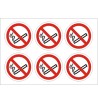 No Smoking Labels