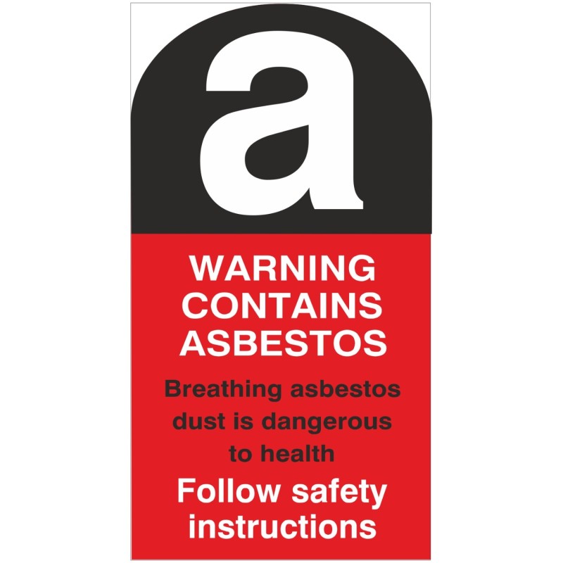 Asbestos Labels (Single)