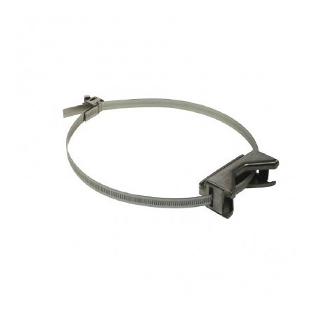 Universal Channel Clamp With 18” Strap Banding - For Post Fitting Signs