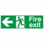 Fire Exit Left Sign | Rainbow Safety