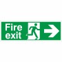 Fire Exit Right Sign | Rainbow Safety