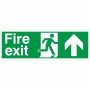 Fire Exit Up Sign | Rainbow Safety