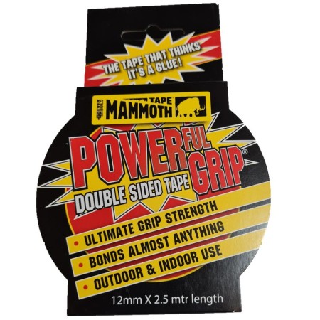 Double sided powerful grip tape for mounting signs without drilling