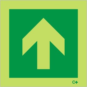 copy of Photoluminescent Arrow Up Symbol Sign