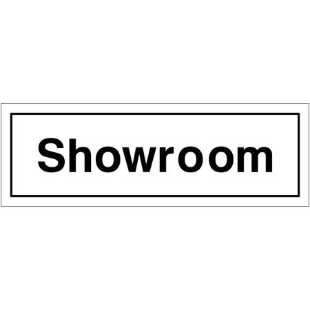 Showroom Sign 300 x 100mm