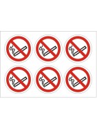 No Smoking Labels